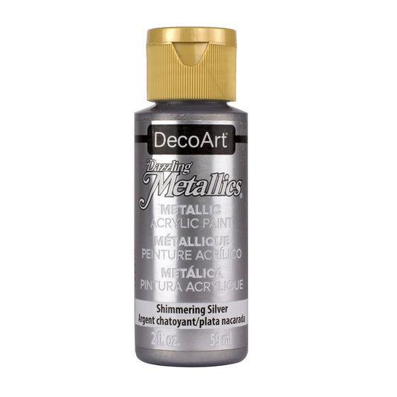 Metallic Paper Paint - Shimmering Silver