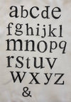 Indian Wooden Block Set - Lowercase Alphabet