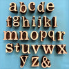 Indian Wooden Block Set - Alphabet Fancy Lowercase