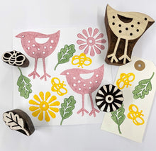  Bird & Leaf Printing Set