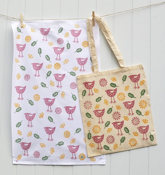 Bird & Leaf Printing Set