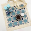 Indian Block Printing Kit - Dotty Circle Tile Tote Bag
