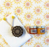 Sunny Flower Tea Towels Indian Block Printing Kit