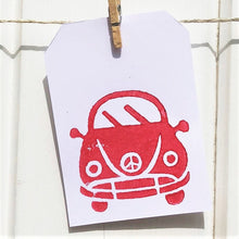  Indian Wooden Printing Block - Beatle Car