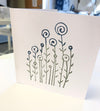 Indian Wooden Printing Block - Flower Garden