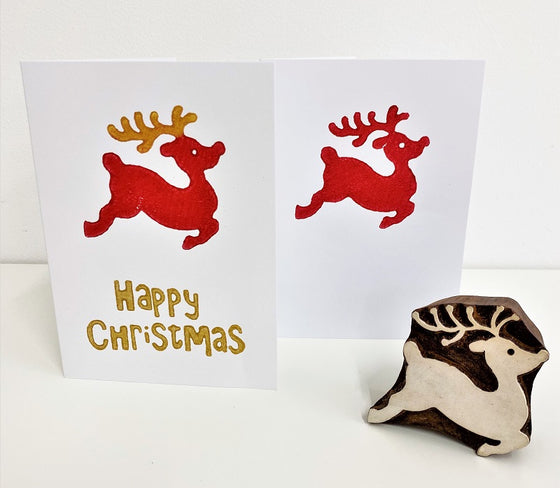 Leaping Reindeer