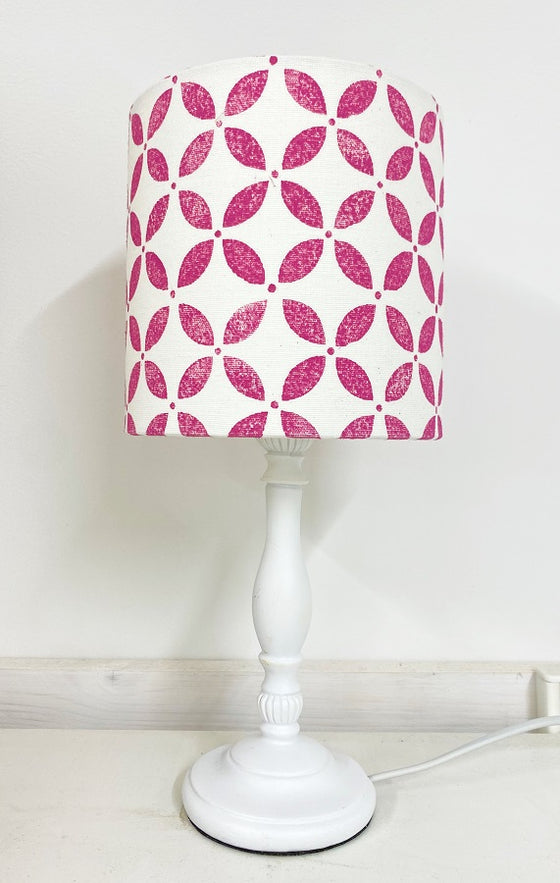Indian Wooden Printing Block - Petal & Dot Repeat