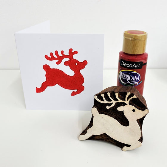 Leaping Reindeer
