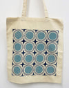 Indian Block Printing Kit - Dotty Circle Tile Tote Bag