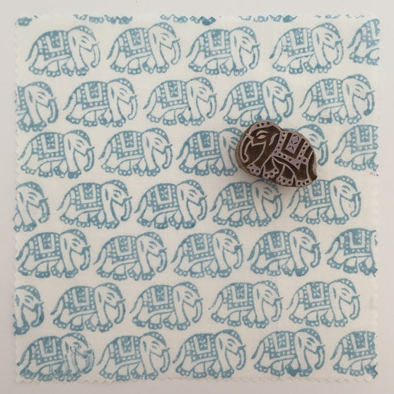 Indian Block Printing Kit - Mini Walking Elephant
