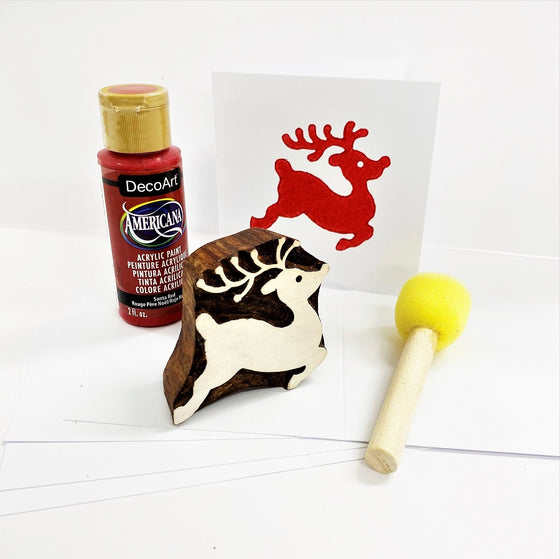 Leaping Reindeer