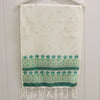 Indian Block Printing Kit - Sage Patterned Jaipur Scarf