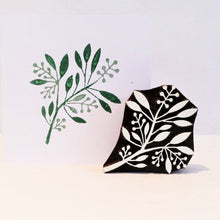  Botanical Berries and Leaves Indian Wooden Printing Block