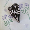 Botanical Floral indian printing block