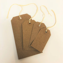  Pack of 10 Brown Recycled Gift Tags