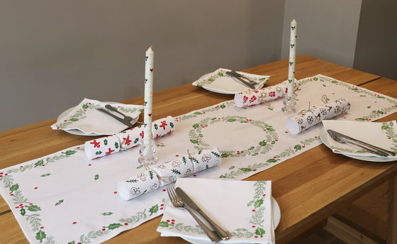 Indian Block Printing Kit - White Christmas Crackers