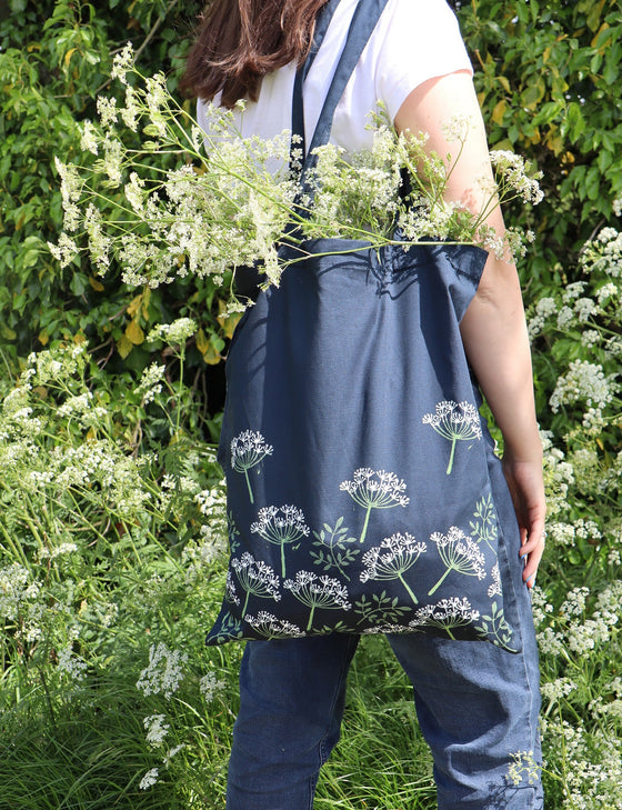 Indian Wooden Printing Block - Elegant Cow Parsley