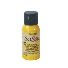  SoSoft Fabric Paint - Bright Yellow