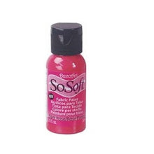  SoSoft Fabric Paint - Dark Rose