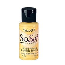  SoSoft Fabric Paint - Primary Yellow