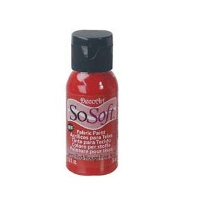 SoSoft Fabric Paint - Santa Red