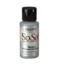  SoSoft Fabric Paint - Silver Platinum