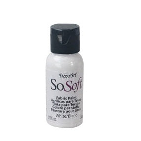 SoSoft Fabric Paint - White