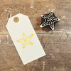 Small Outline Starfish Indian wooden printing block