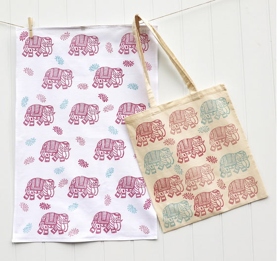 Elephant & Paisley Printing Set