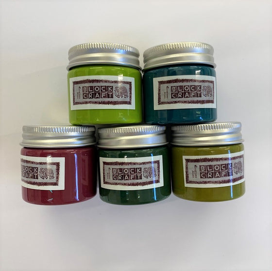 Fabric Paint Set - Beetle Greens