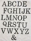 Indian Wooden Block Set - Alphabet Fancy Capitals