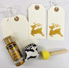 Block Printing Kit - Small Reindeer Gift Tags