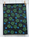 Indian Wooden Printing Block - 17-Point Seedhead
