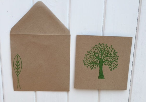Indian Wooden Printing Block - Bold Spring Tree