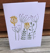 Indian Wooden Printing Block - Poppy Seedhead Tile