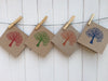 Indian Wooden Printing Block - Bold Spring Tree