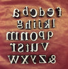 Indian Wooden Block Set - Lowercase Alphabet