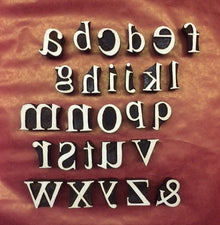  Indian Wooden Block Set - Lowercase Alphabet