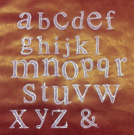 Indian Wooden Block Set - Lowercase Alphabet