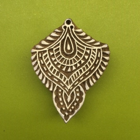 Indian Wooden Printing Block - Paisley Kite