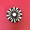 Indian Wooden Printing Block - Wavy Flower