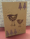 Indian Wooden Block Set - 3 Standing Birds