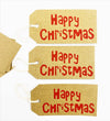 Indian Block Printing Kit - Happy Christmas Gift Tags