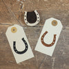 Hand printed gift tags, printed using acrylic paint and an Indian wooden printing block