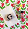 Indian Block Printing Kit - Red Tulip Tea Towels