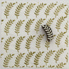 Indian Wooden Printing Block - Twisted Leaf Stem