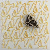 Indian Wooden Printing Block - Flying Bird Outline