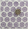 Indian Wooden Printing Block - Straight Petal Daisy