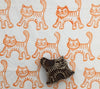 Indian Wooden Printing Block - Large Cat