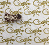Indian Wooden Printing Block - Large Gecko